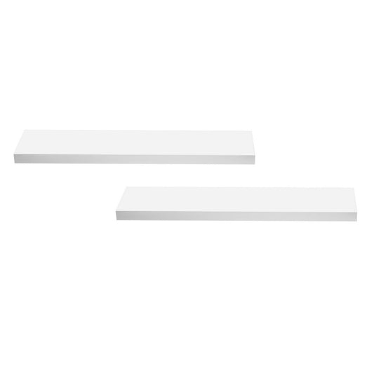 Artiss Floating Wall Shelf Set of 2 White 90CM