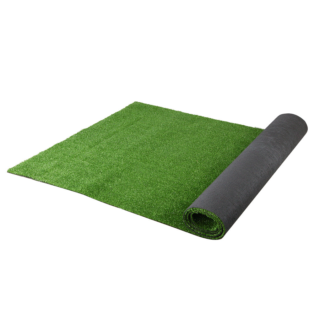 Prime Turf Artificial Grass 2mx5m 17mm Synthetic Fake Lawn Turf Plant Plastic Olive