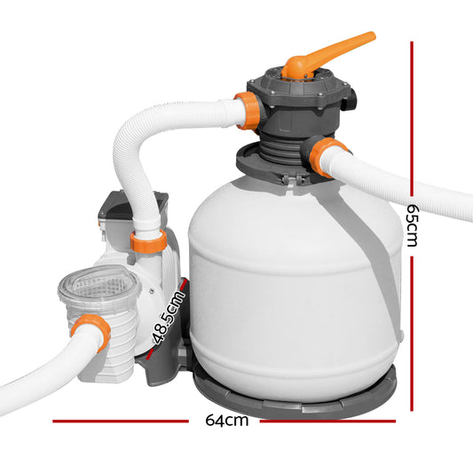 Bestway Pool Pump Sand Filter 3000GPH 11355L/H Pools Flowclear™ Filters