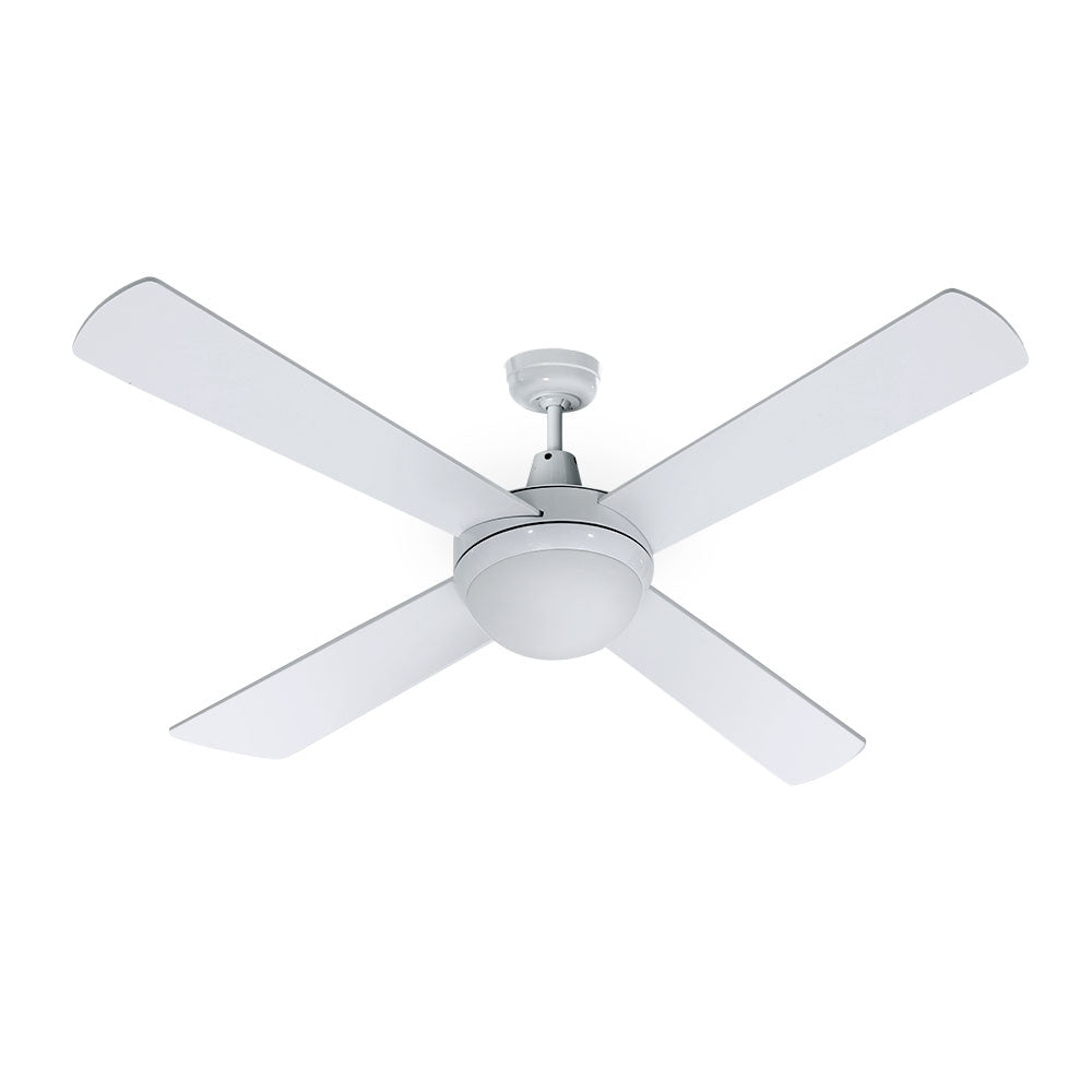 Devanti 52'' Ceiling Fan DC Motor w/Light w/Remote - White