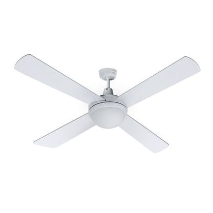 Devanti 52'' Ceiling Fan DC Motor w/Light w/Remote - White