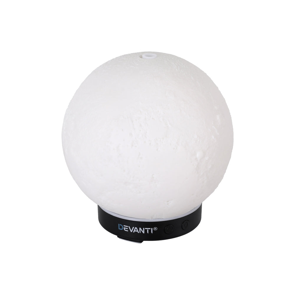 Devanti Ultrasonic Aroma Diffuser Aromatherapy Moon Lamp 100ml