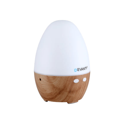 Devanti Ultrasonic Aroma Diffuser Aromatherapy 130ml LED Lights Iron Humidifier Forest