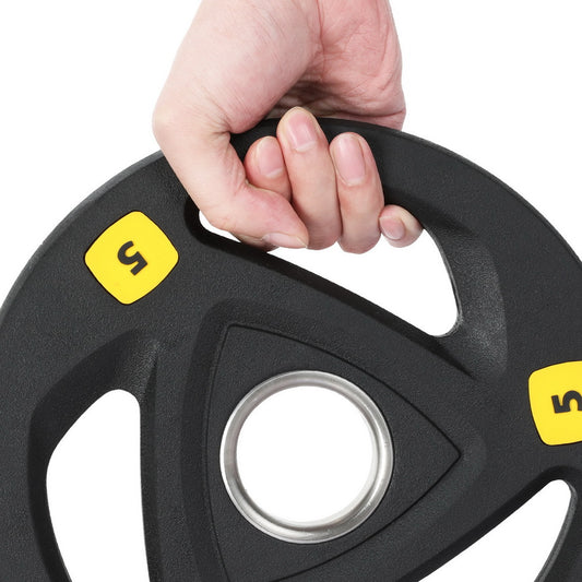 Everfit Weight Plates Olympic 5kg Dumbbells Barbells Plate Weight Lifting Home