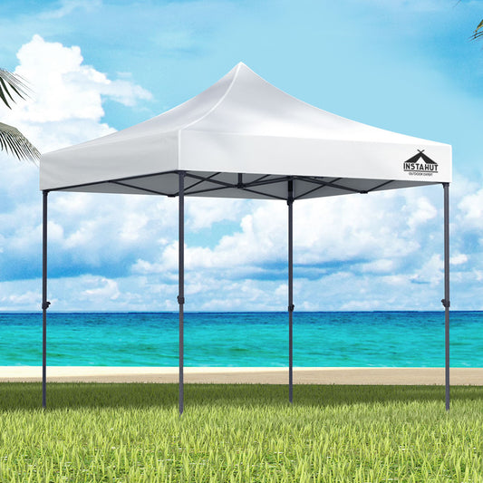 Instahut Gazebo Pop Up Marquee 3x3 Folding Tent Outdoor Camping 500D Oxford