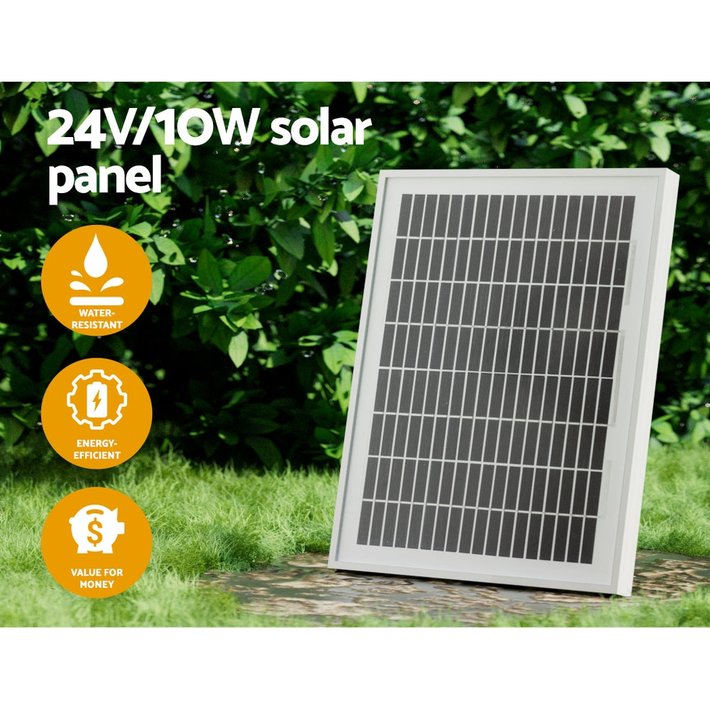 Automatic Sliding Gate Opener Kit 10W Solar 6M 600KG