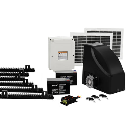 Automatic Sliding Gate Opener Kit 20W Solar 6M 600KG