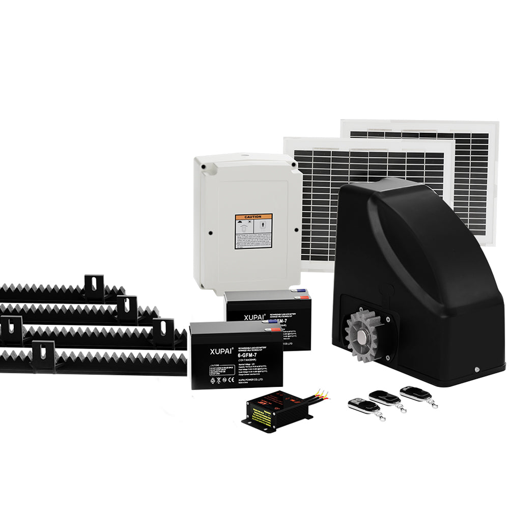 Automatic Sliding Gate Opener Kit 20W Solar 4M 600KG