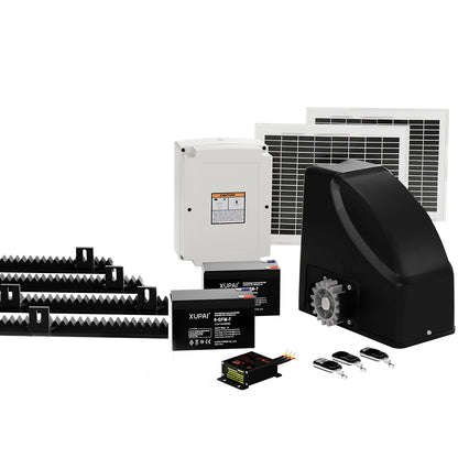 Automatic Sliding Gate Opener Kit 20W Solar 4M 600KG