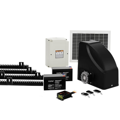 Automatic Sliding Gate Opener Kit 10W Solar 4M 600KG