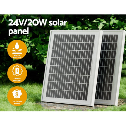 Single Swing Gate Opener 20W Full Solar Power Automatic