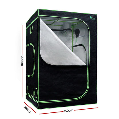 Green Fingers Grow Tent Light Kit 150x150x200CM 1000W LED 6" Vent Fan,Green Fingers Grow Tent Light Kit LED 1000W Full Spectrum 6" Vent 150x150x200CM