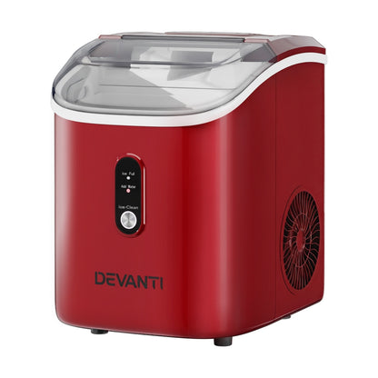 Devanti Ice Maker Machine 15kg Nugget Chewable Ice Cube