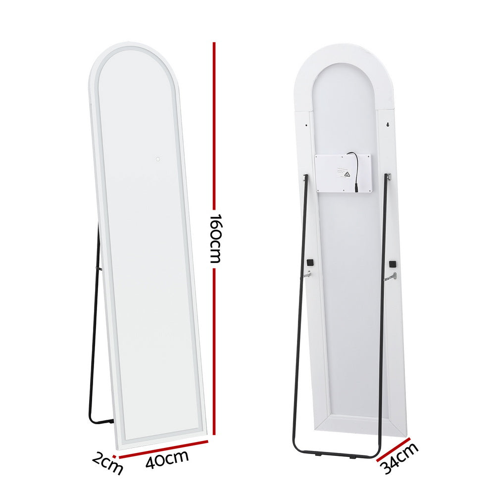 Embellir LED Full Length Mirror Floor Dressing Mirror 160cm