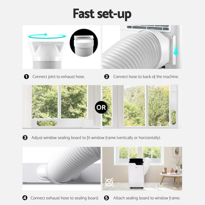 Devanti Portable Air Conditioner Dehumidifier Fan 12000BTU