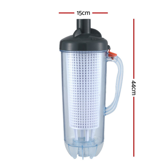 Aqua Buddy Pool Leaf Canister Cleaner Suction Catcher In-ground Swimming Pools
