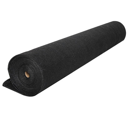 Instahut 70% Shade Cloth 1.83x50m Shade Cloth Sail Heavy Duty Shadecloth Garden Mesh Roll BK