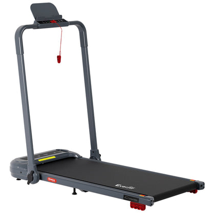 Everfit Treadmill Electric Walking Pad with Incline Foldable for Home Gym Grey