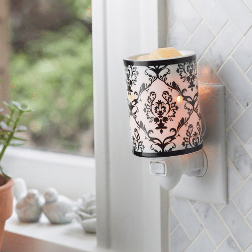 Damask Porcelain Pluggable Warmer - RRP $27.95 - Wholesale