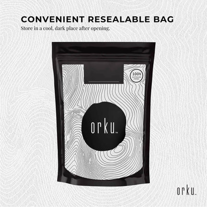 Orku 1Kg Vitamin C Powder Pure L-Ascorbic Acid - USP Grade Non-GMO