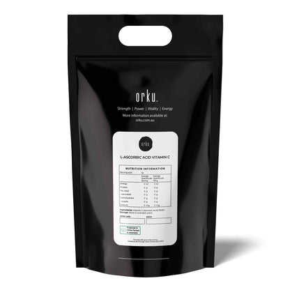 Orku Bulk 20Kg Vitamin C Powder Pure L-Ascorbic Acid - USP Grade Non-GMO
