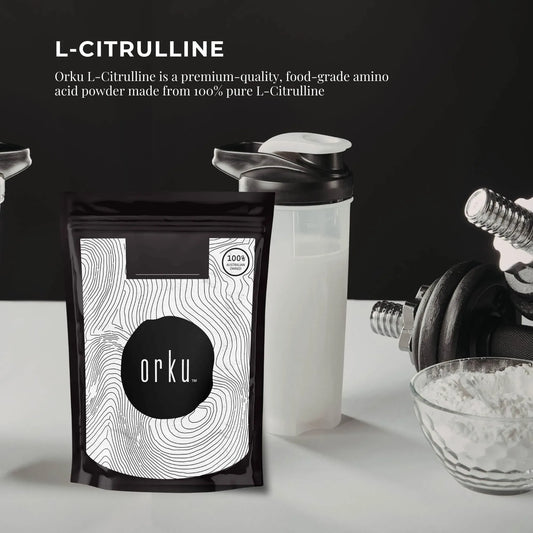 Orku 100g L-Citrulline Powder Buckets - 100 % Pure Food Grade Amino Acid