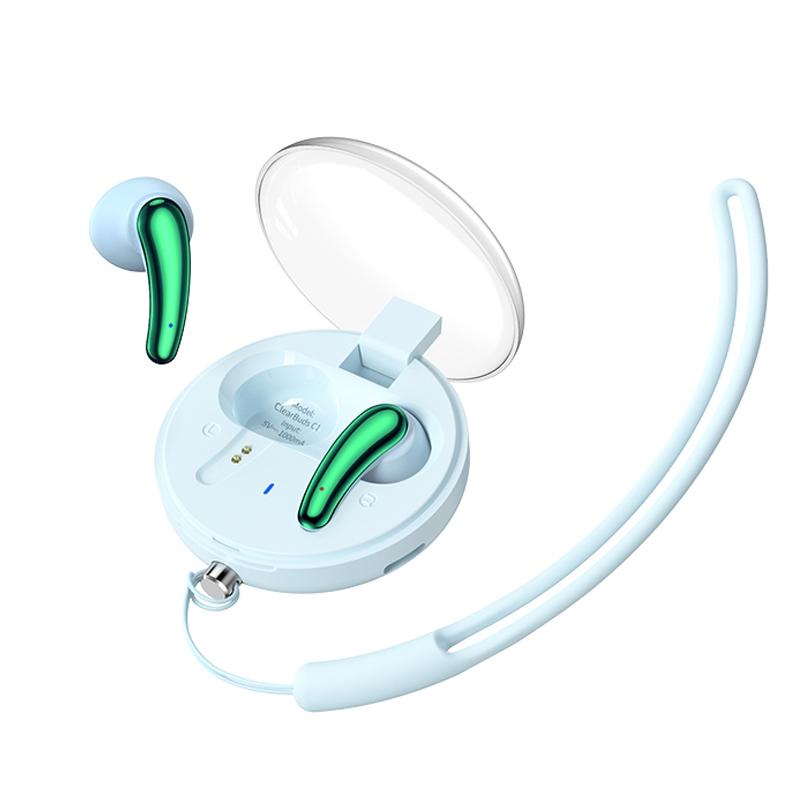 Wireless In-ear Earphones with Low Delayed Bluetooth - Clearbuds C1 - Beige