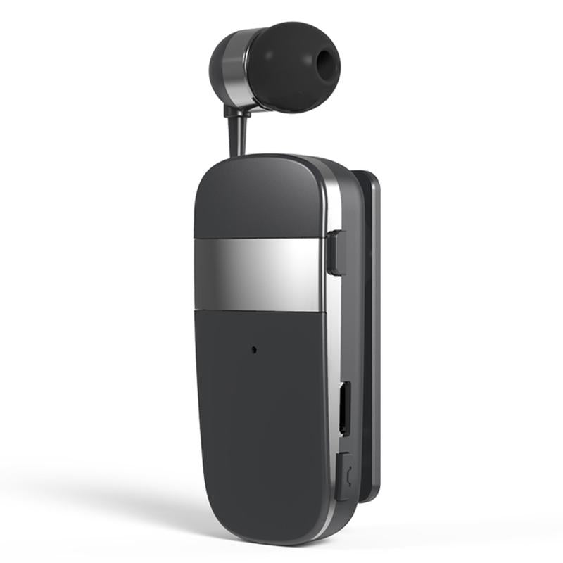 Wireless Bluetooth Earphone with Vibration Reminder for Phone - Gray