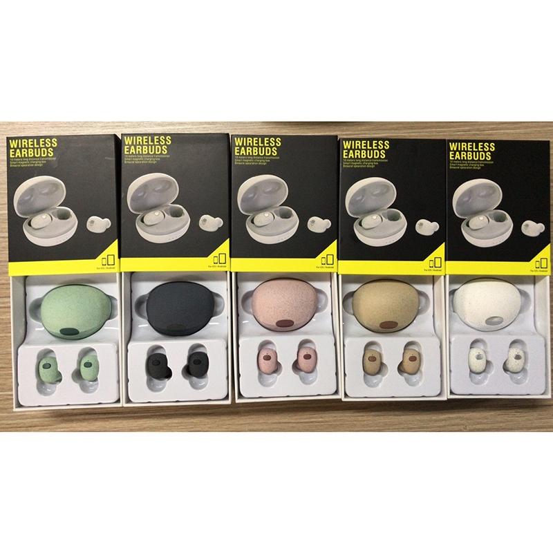Wireless Bluetooth Earphones with 5d Sound and Magnetic Charging Box - Cherry Blossom Pink