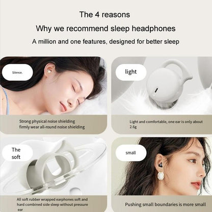 Comfortable Wireless Bluetooth Earphones - Noise Canceling - Purple