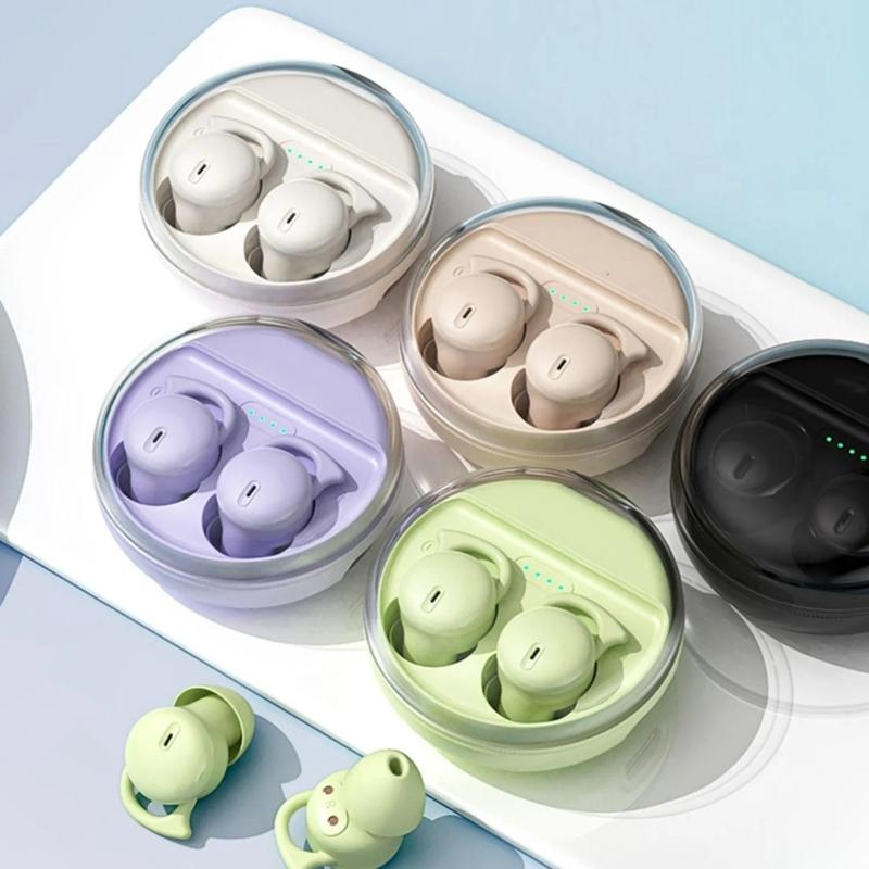 Comfortable Wireless Bluetooth Earphones - Noise Canceling - Purple