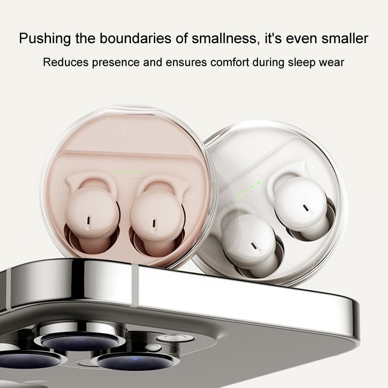 Comfortable Wireless Bluetooth Earphones - Noise Canceling - Purple