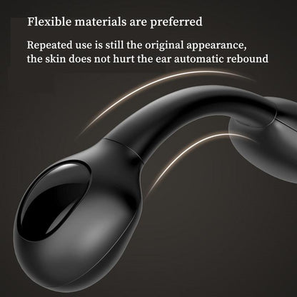 Wireless Bone Conduction Earbuds with Noise Reduction - Pink
