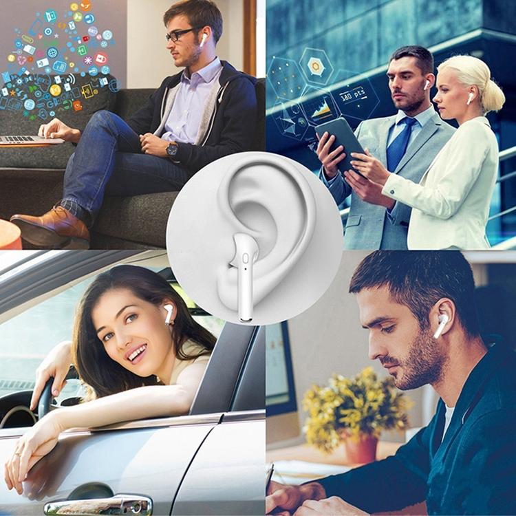 Wireless Bluetooth Tws Earphones with Charging Bin - I7s Binaural Plating - Pink