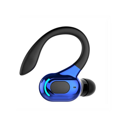 Wireless Sports Earphones - F8 Bluetooth 5.1 Ear-mounted Stereo - Black + Blue
