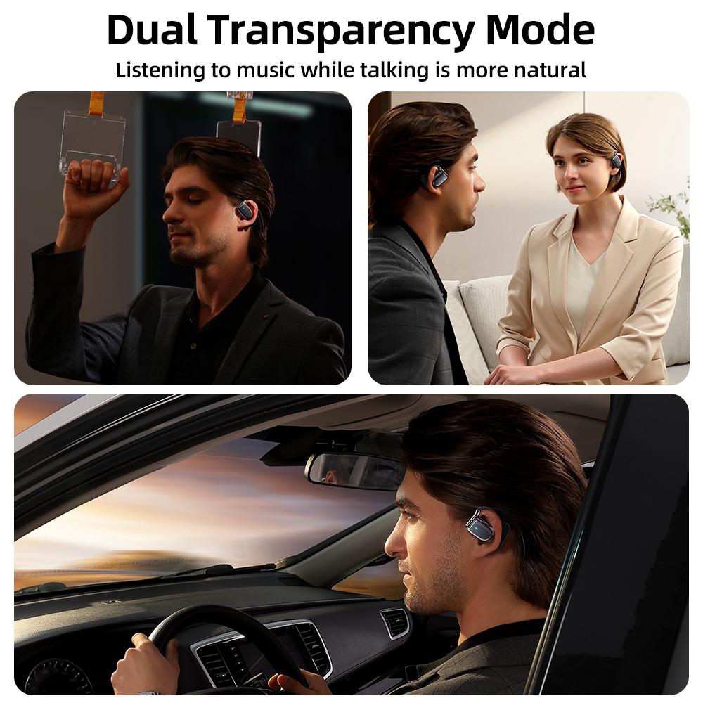 Waterproof True Wireless Noise-cancelling Bluetooth Earbuds - Orange