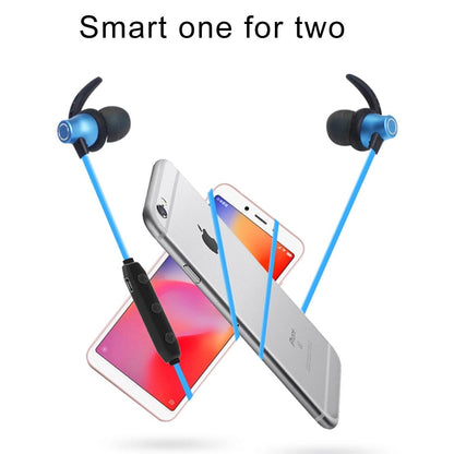 Waterproof X5 Sports Bluetooth Earbuds with Magnetic Design - Red