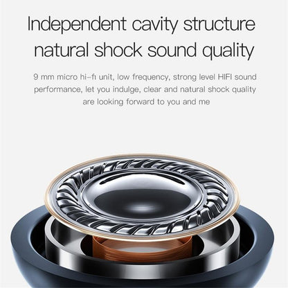 Wireless Sports Bluetooth Earphones - Binaural Hanging Type 5.0 - Silver