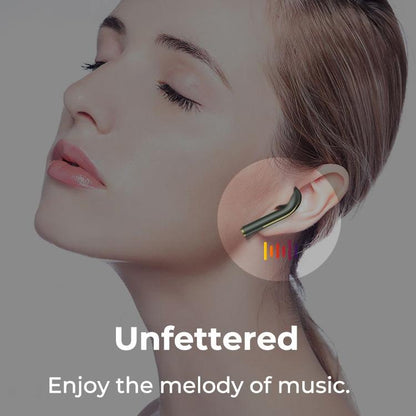 Wireless t & g J18 Bluetooth Earphones with Charging Box - White