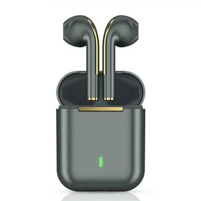 Wireless t & g J18 Bluetooth Earphones with Charging Box - White