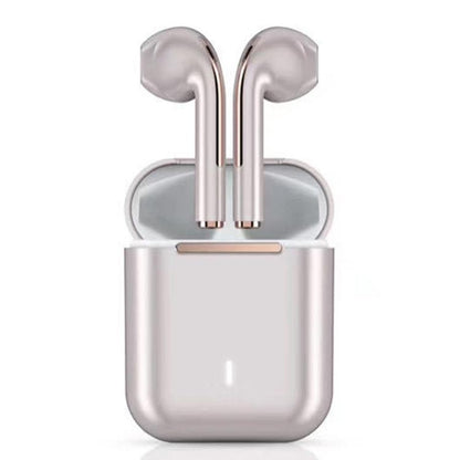 Wireless t & g J18 Bluetooth Earphones with Charging Box - White