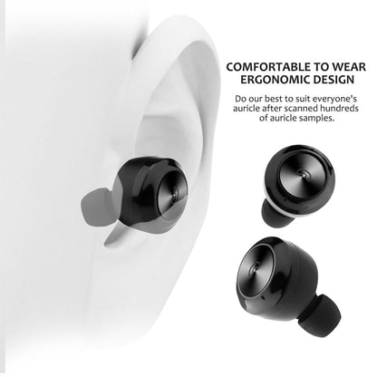 Bluetooth 5.0 Earphones with Magnetic Charging Box - Wireless - White