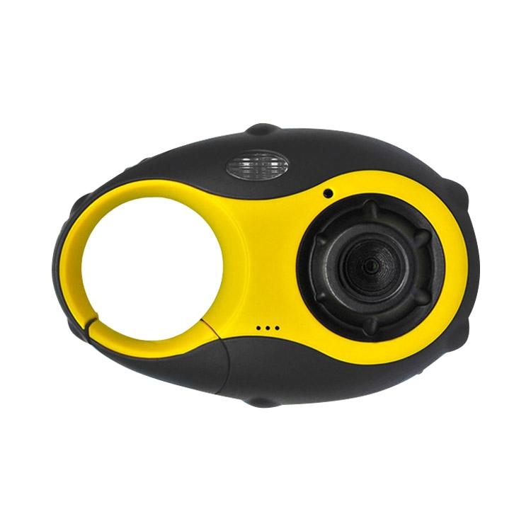 Mini Keychain Digital Camera for Kids - 5mp 1.5 Screen Gift - Yellow