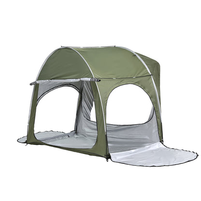 Weisshorn Camping Tent Car SUV Rear Hatchback Tents Canopy Portable Outdoor Family green