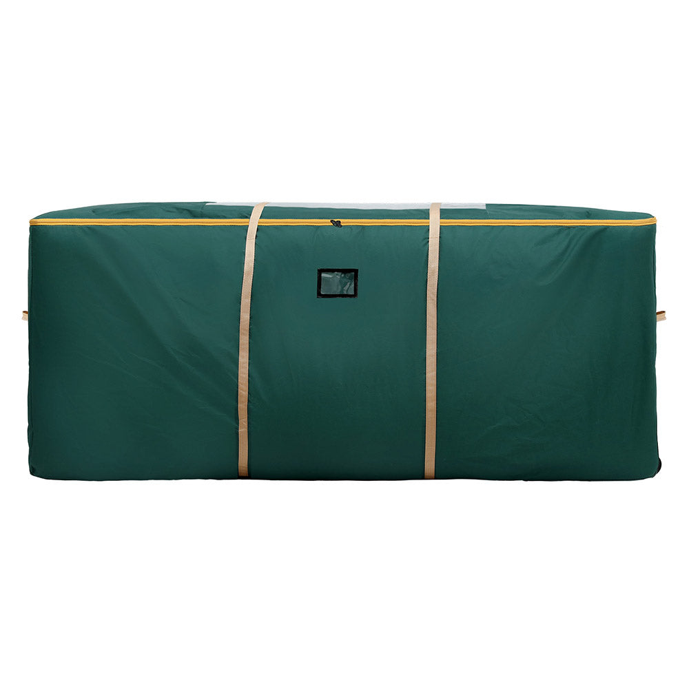 Jingle Jollys Christmas Tree Storage Bag Up to 10ft Visible Handle Wheels Green